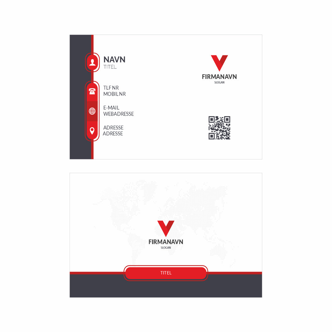 Visitkort │ Standard (8,5 x 5,5 cm) - VS04
