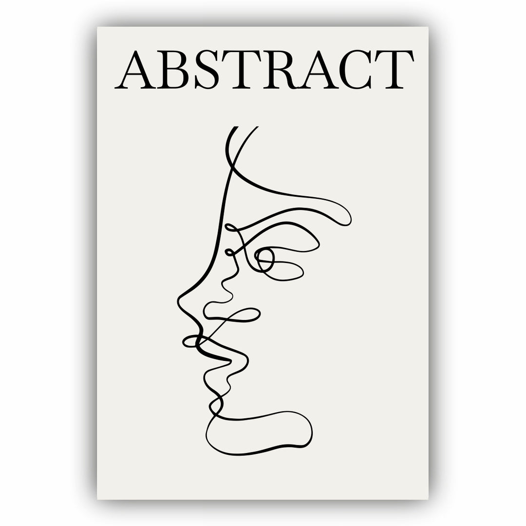 Abstrakt ansigts