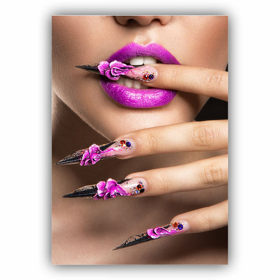 Purple Beauty Nails