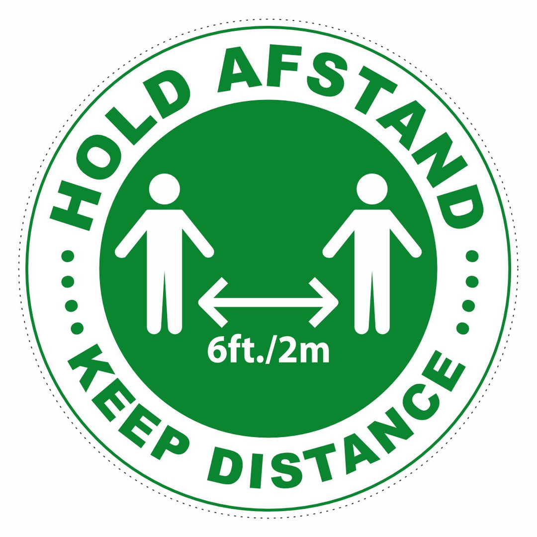 Hold afstand, 2 meter