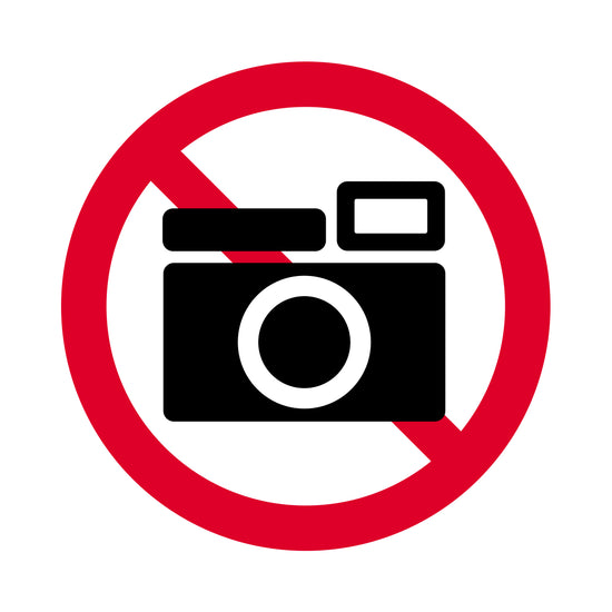 Kamera forbudt