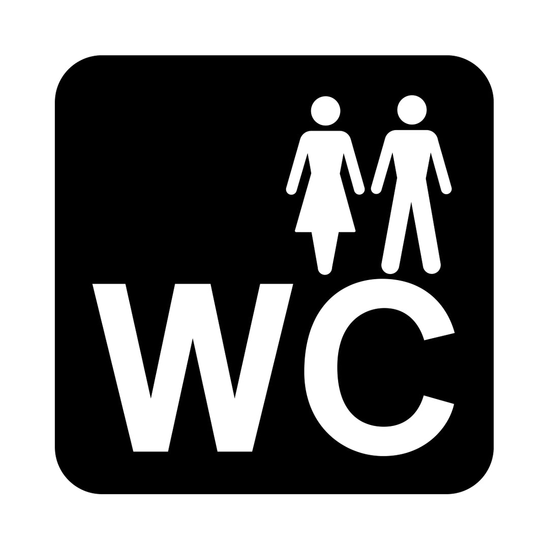 Toilet WC mand - dame