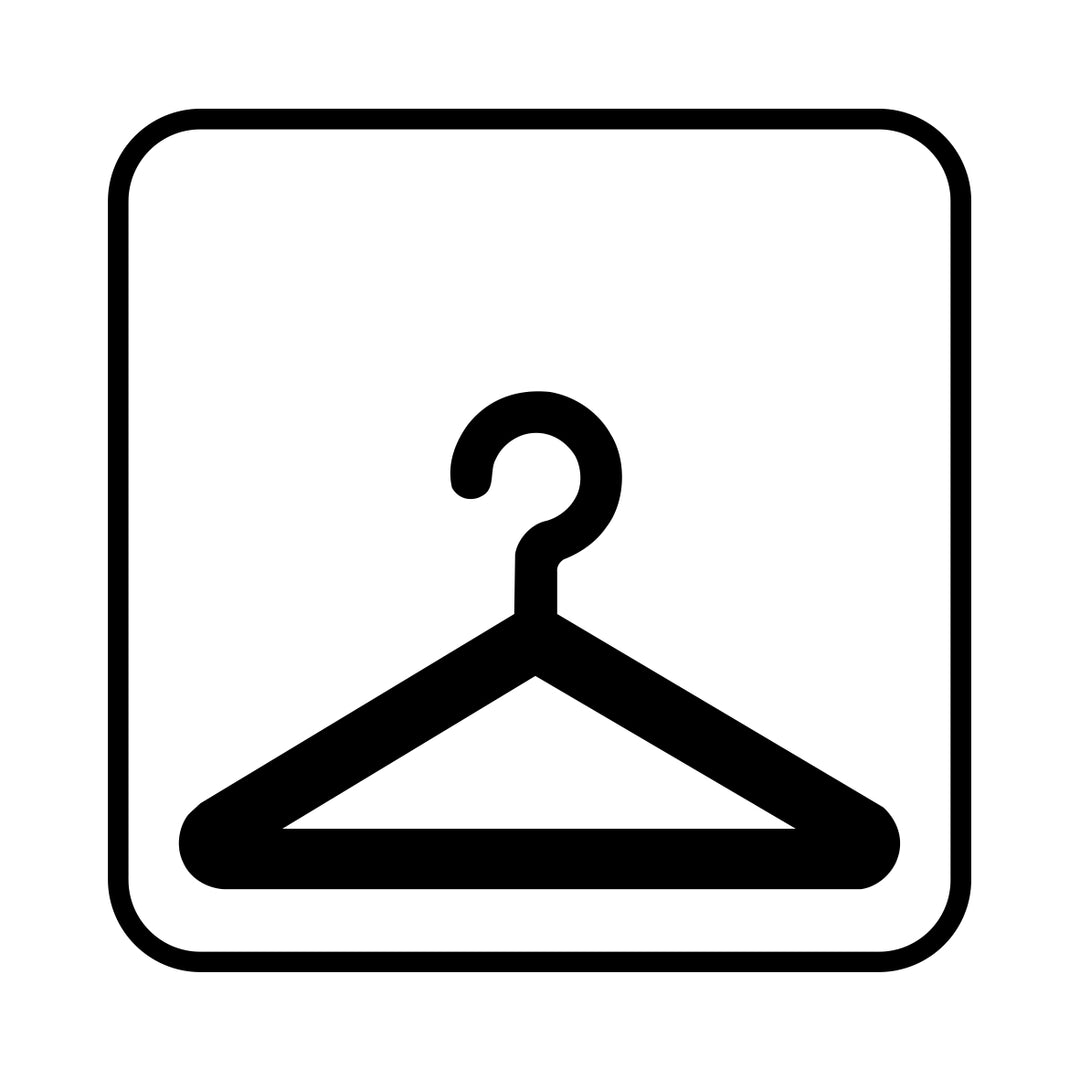 Garderobe bøjle