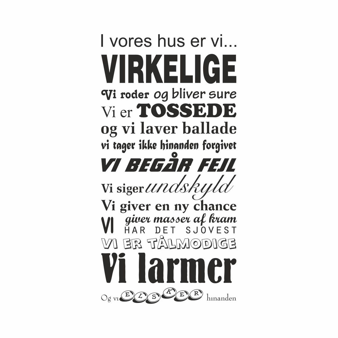 I vores hus...