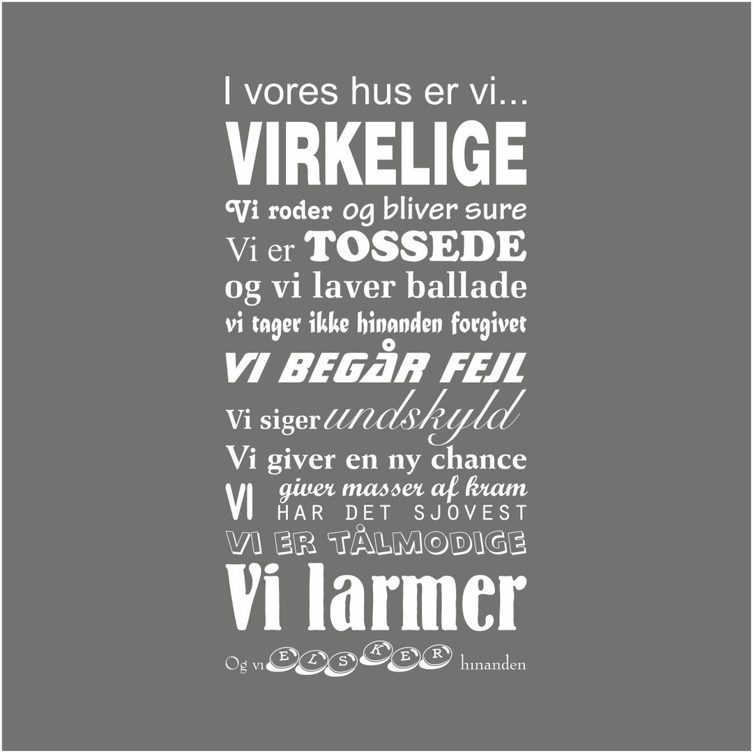 I vores hus...