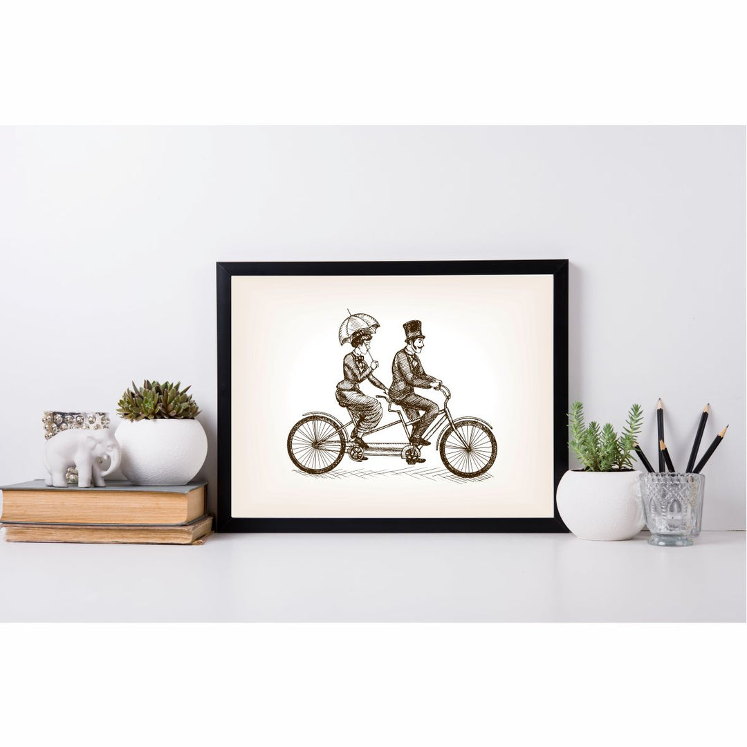 Cyklende par