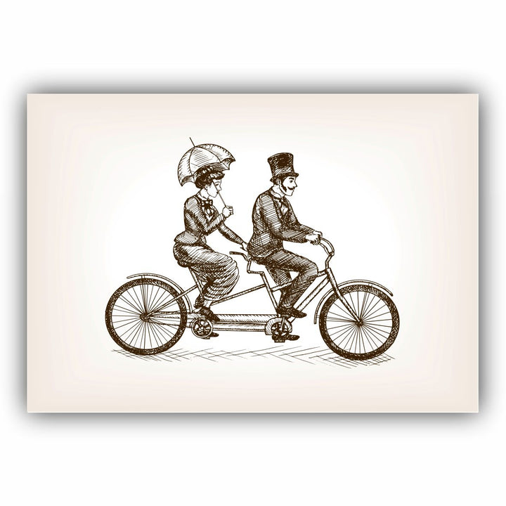 Cyklende par