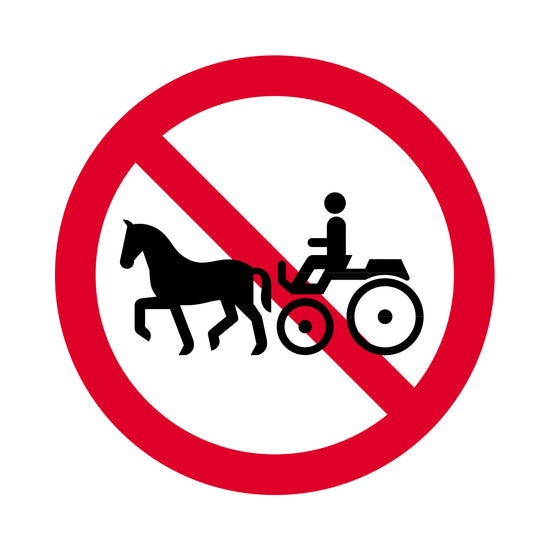 Hestevogne forbudt