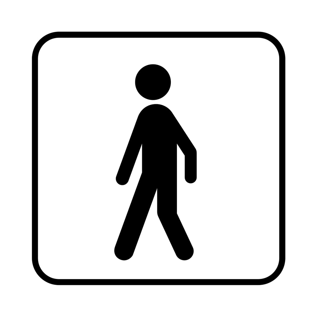 PIKTOGRAM - Gående – MediePrint ApS
