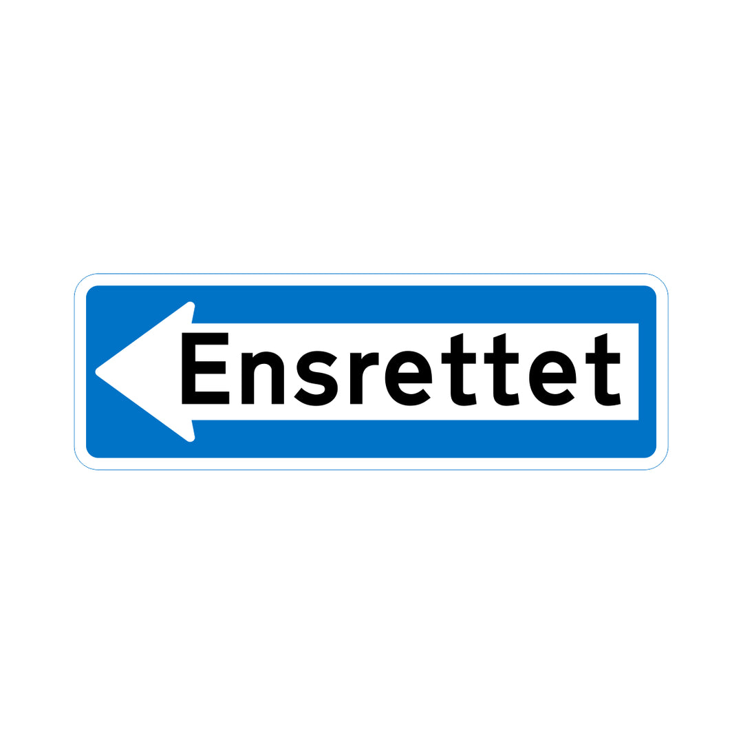 Ensrettet