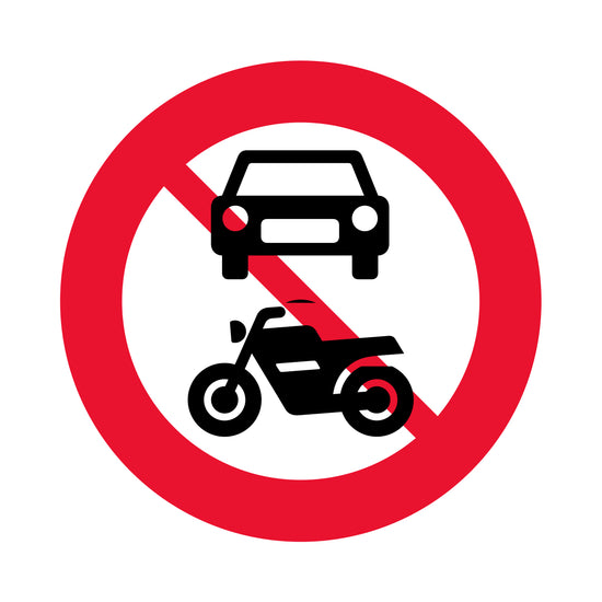 Motorkøretøj forbudt