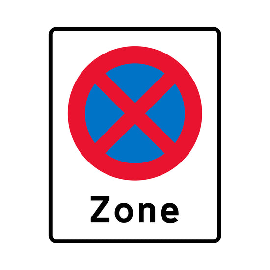 Zone standsning forbudt