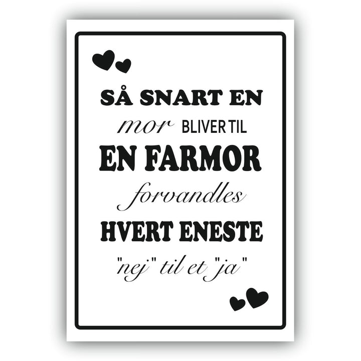 Fra mor til farmor