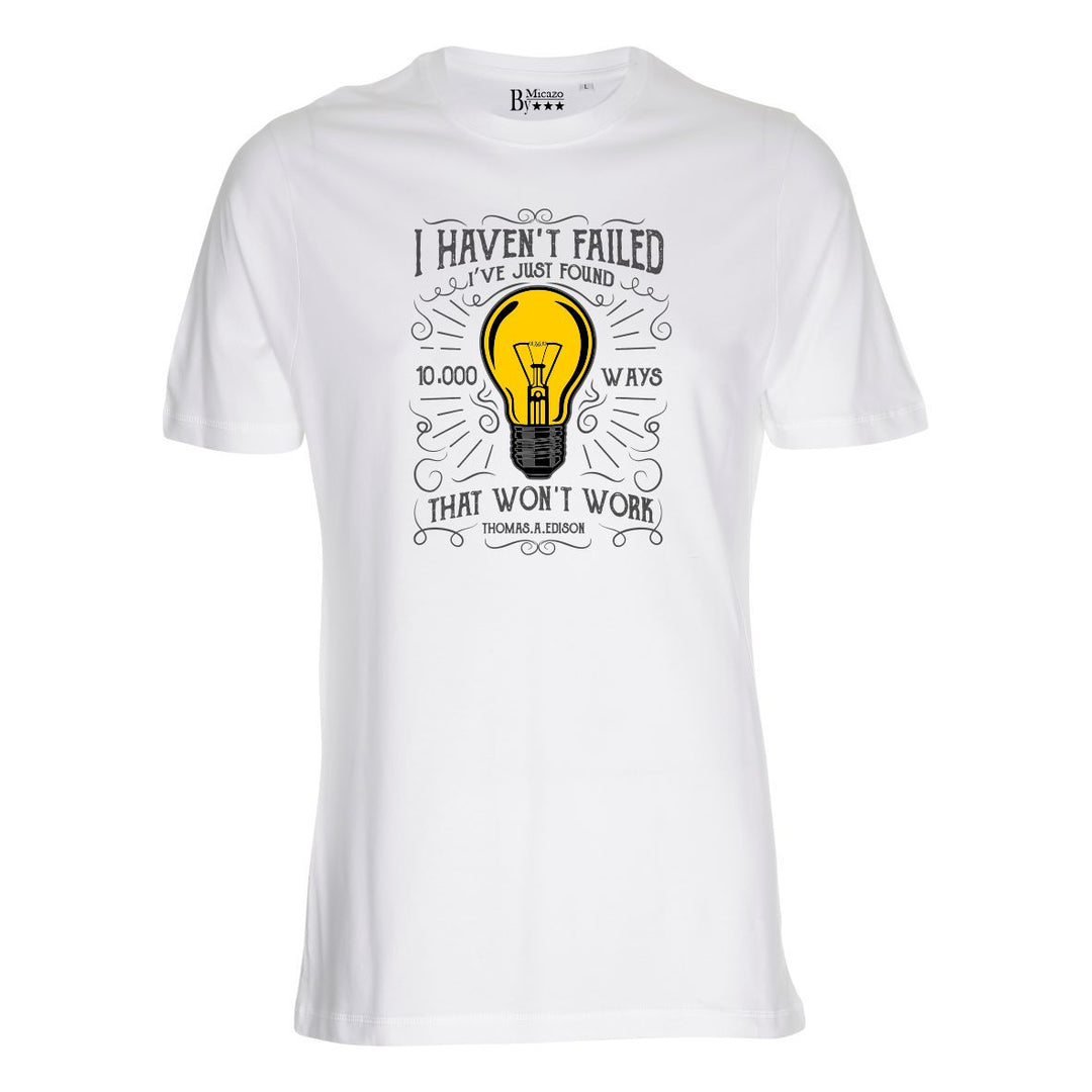 I haven't failed, I've just found 10.000 ways... Fås i flere farver...