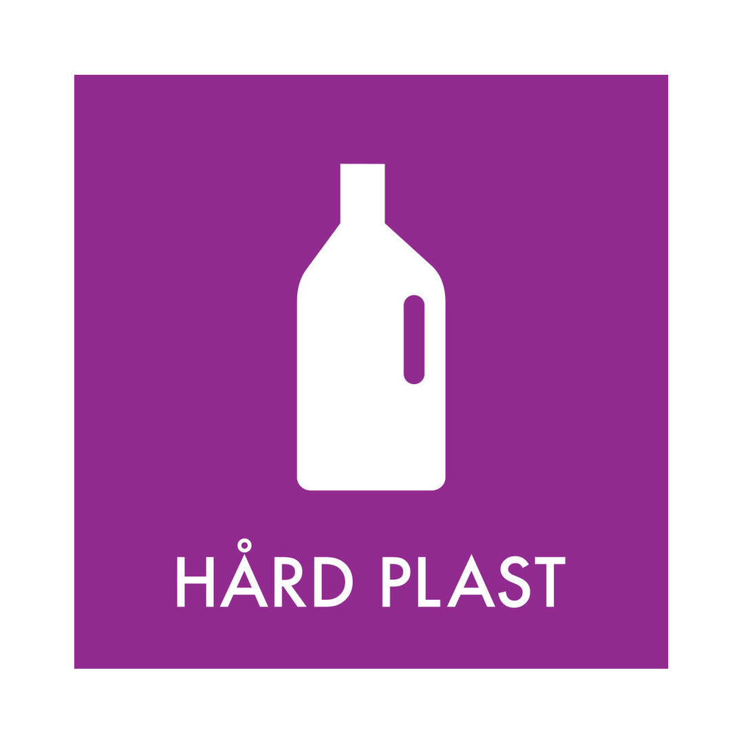 Hård plast - Affaldssortering
