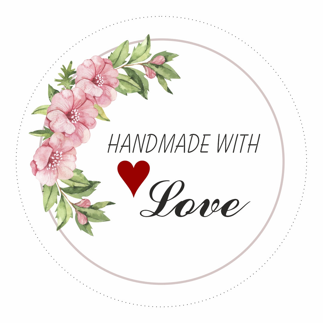 Handmade with love - 100 stk.