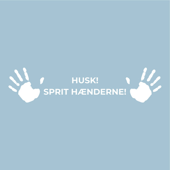 Sprit hænder!