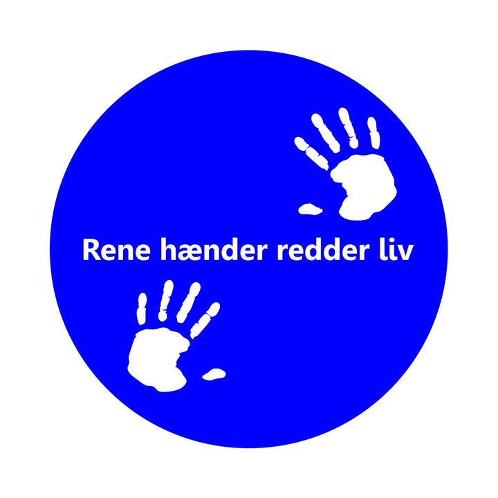Rene hænder redder liv " Fås i flere farver"