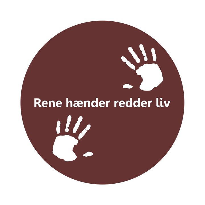 Rene hænder redder liv " Fås i flere farver"
