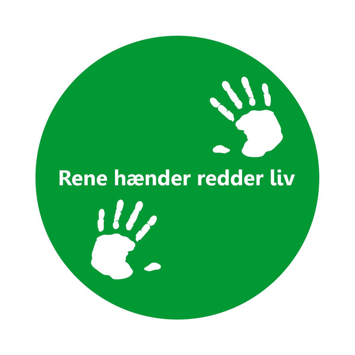 Rene hænder redder liv " Fås i flere farver"