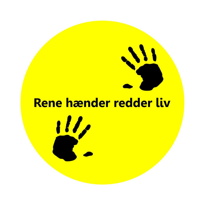 Rene hænder redder liv " Fås i flere farver"