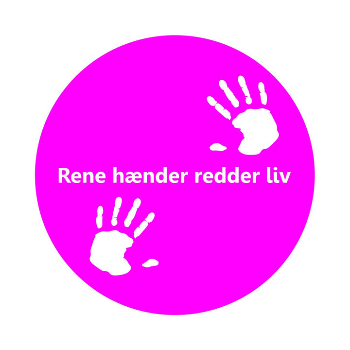 Rene hænder redder liv " Fås i flere farver"