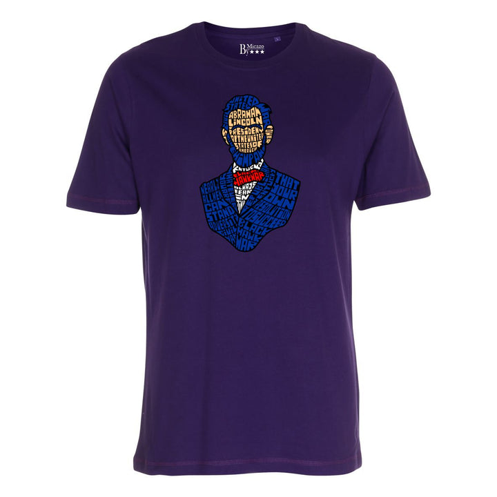 T-shirt med calligram af berømthed.. Fås i flere farver...