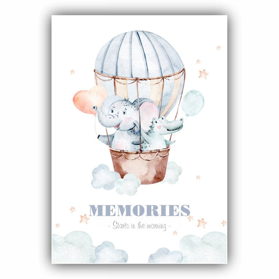 Memories - Elefant og krokodille