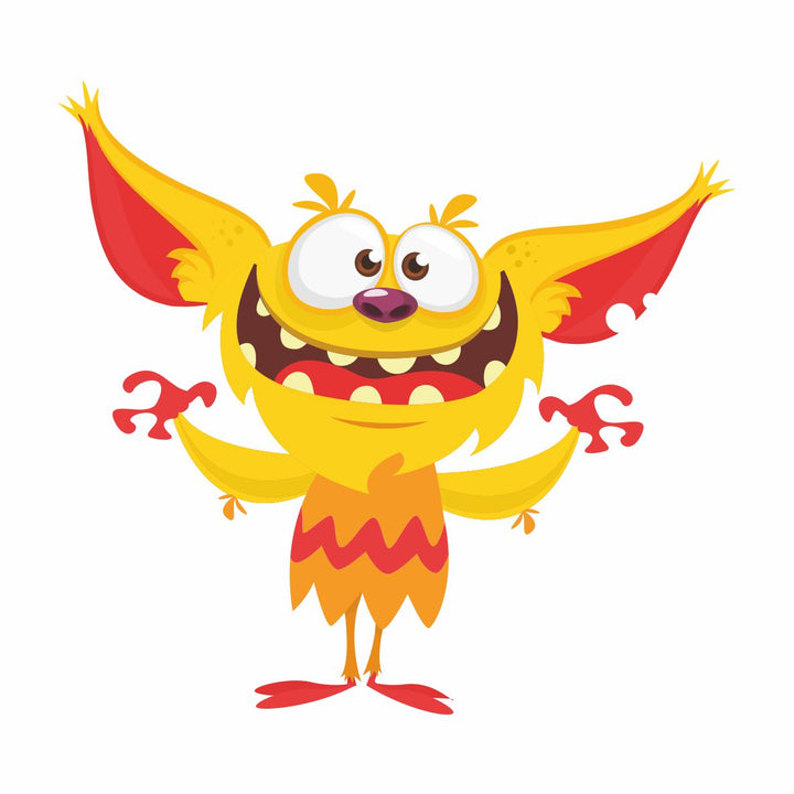 Gul monster