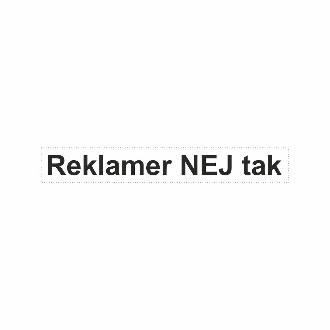 Reklamer Nej Tak