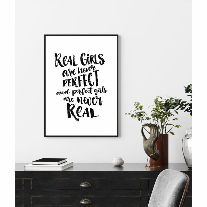 Real girls are never perfect...