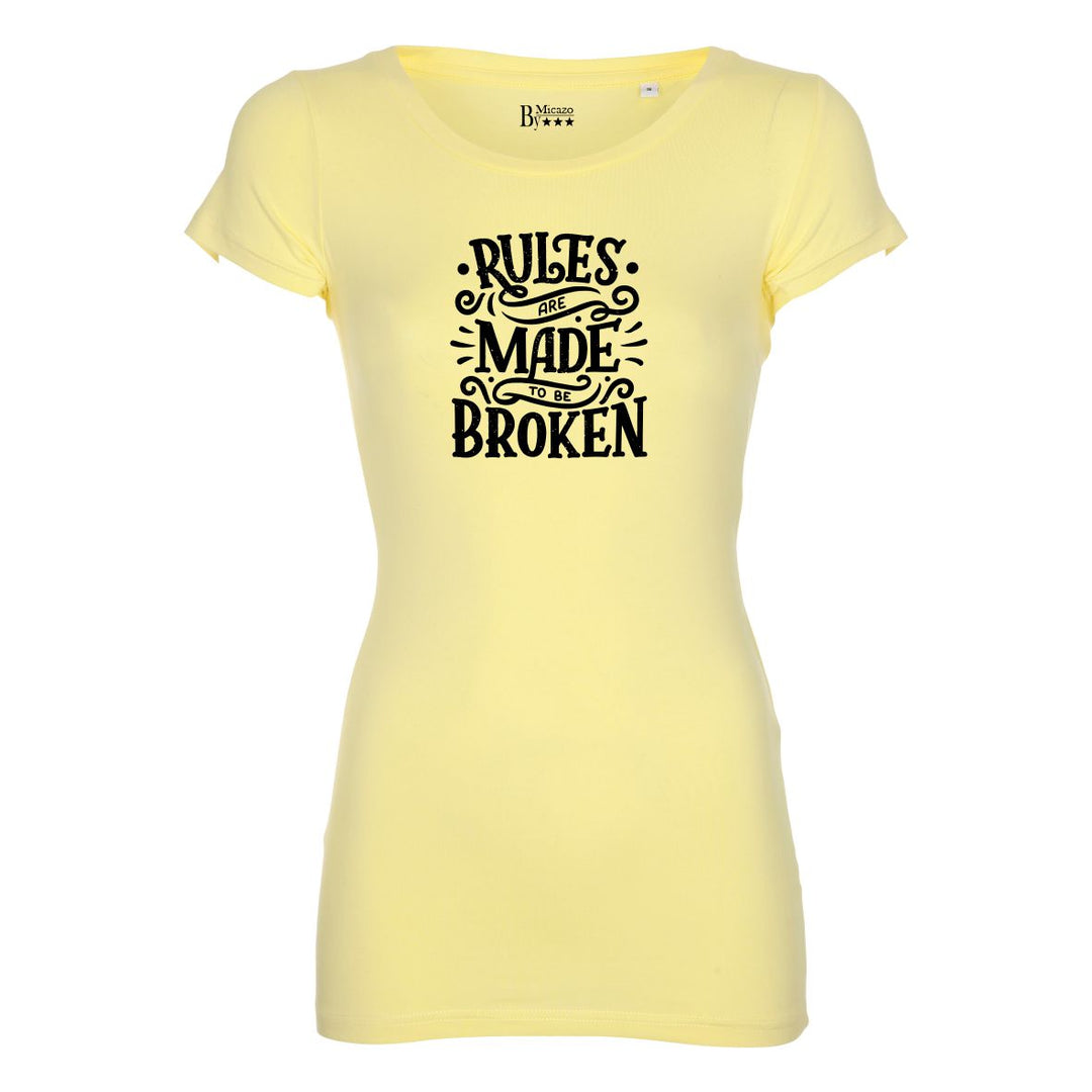 T-shirt m. Rules are made to be broken