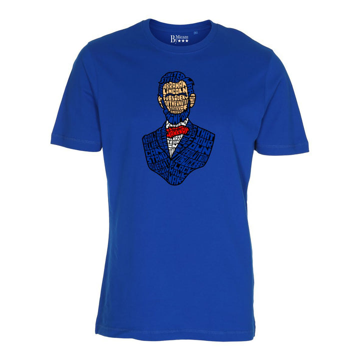 T-shirt med calligram af berømthed.. Fås i flere farver...